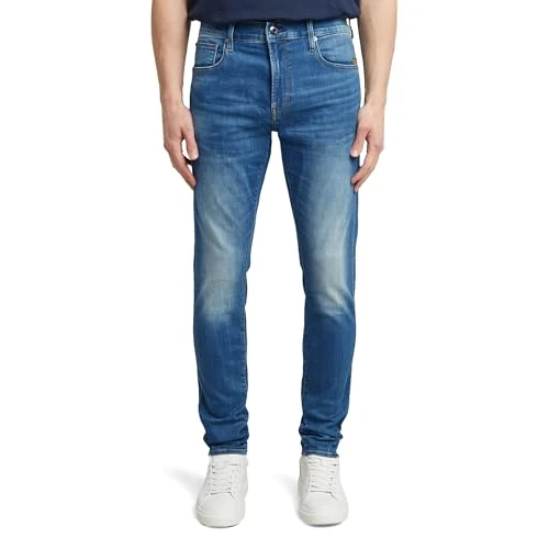 Offerta a tempo: G-STAR Revend Skinny, Jeans Uomo, Multicolore (Medium Indigo Aged 51010-8968-6028), 34W / 34L - 40% da 119.95 € a 71.99 €