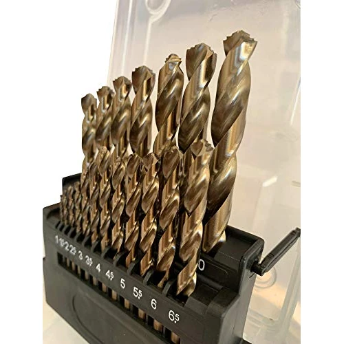 Offre limitée : STROTON Coffrets de Forets Metaux en M42 8% Cobalt (1mm-10mm/19 pièces) pour L'acier Inoxydable et le Métal de 47.89 € à 47.89 € (0.00% de remise)