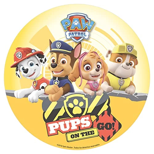 Limited offer: Dekora 160129 for PAW PATROL fans Round 20cm Edible WAFER cake topper. from 8.28 EUR to 5.24 EUR (save 37%)
