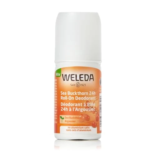 Limitiertes Angebot: WELEDA Bio Sanddorn 24h Deo Roll-on, natürliches Naturkosmetik Deodorant mit frischem Sanddorn Duft, wirksamer Schutz vor Körpergeruch, 24 Stunden zuverlässig ohne Aluminium (1 x 50 ml) von 6.95 EUR auf 5.69 EUR (Spare 18%)