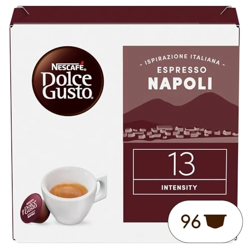 Oferta limitada: NESCAFÉ DOLCE GUSTO Espresso Napoli Caffè, 6 paquetes de 16 cápsulas (96 cápsulas compatibles con Nescafé Dolce Gusto) de 49.99 EUR a 49.99 EUR (ahorro 0%)