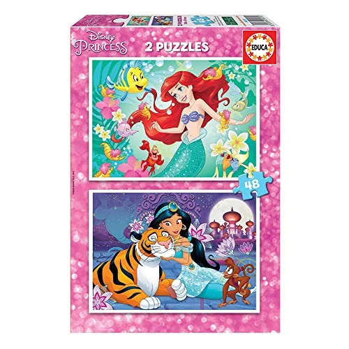 Oferta limitowana: Educa Borras - 2X48 Ariel + puzzle jaśmin (18213) z 44.64 zł na 44.64 zł (oszczędź 0.00%)