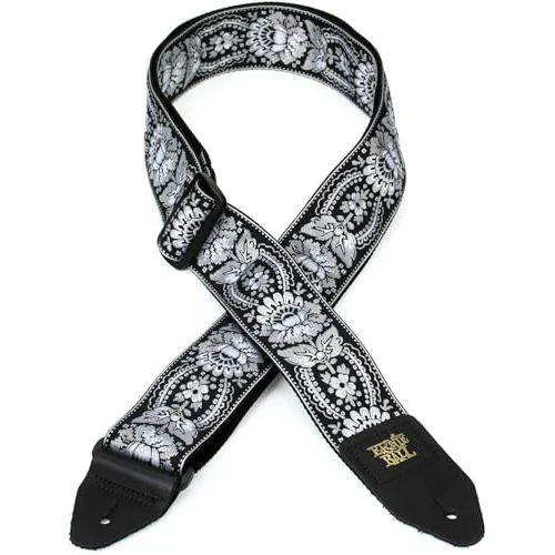 Ernie Ball Silver Orleans Jacquard Guitar Strap