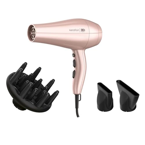 Zeitlich begrenztes Angebot: GA.MA Italy Professional, Keration Diva 3D Haartrockner, 2300W, Micro Glitt Technologie und 3D Therapy Ultra Ion, AC Motor, 6 Trocknungskombinationen, abnehmbarer Filter, inkl. Zubehör von 47.90 € auf 47.90 € (0.00% Rabatt)