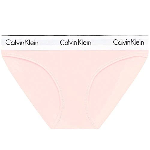 Calvin Klein Majtki bikini damskie, Różowy (Nimfy uda), S