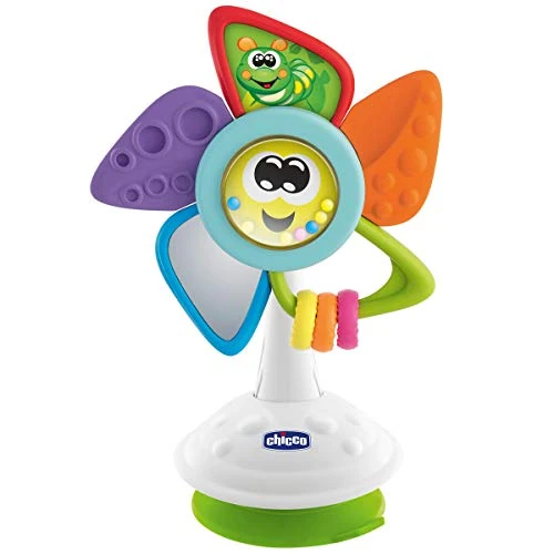 Offerta a tempo: Chicco Milo la Girandola, Gioco da Seggiolone per Bambini con Pratica Ventosa e Diverse Attività Manuali, 6-18 Mesi - 10% da 13.90 € a 12.50 €