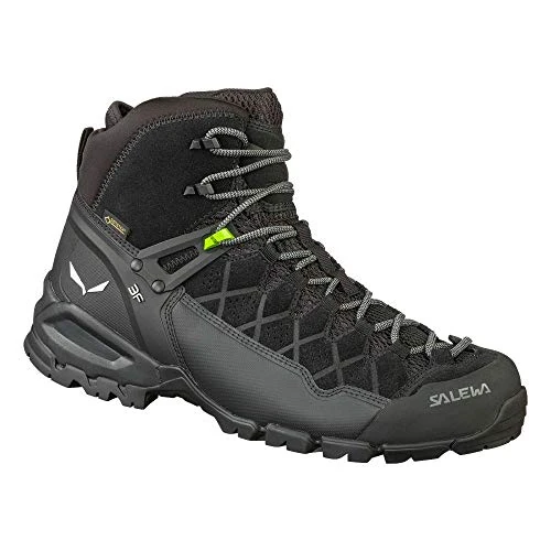 Salewa Alp Trainer Mid Gore-Tex Bottes de Randonnée Hommes, Noir, 12