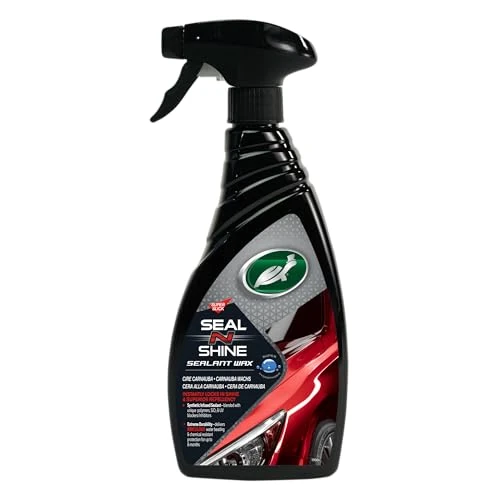 Offerta a tempo: Turtle Wax Seal N Shine, Sigillante per Cera Auto, Alta Brillantezza, Estrema Repellenza all’Acqua e Protezione Durevole della Vernice, con Cera Carnauba, per Vernice, Cerchi, Vetri, Plastiche y Altro - 44% da 24.86 € a 14.00 €