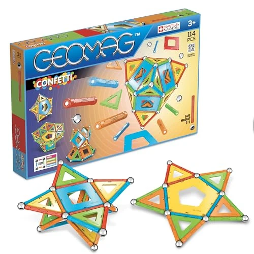 Limited offer: Geomag Confetti magnetic building set, Multicolor - 114 Pieces from 50.70 EUR to 42.08 EUR (save 17%)