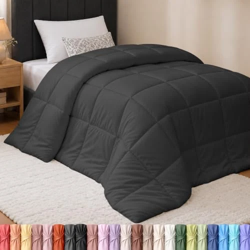 Offerta a tempo: Utopia Bedding Trapunta trapuntata con linguette angolari, trapuntata, trapuntata, alternativa trapuntata (grigio) - 0.00% da 27.53 € a 27.53 €
