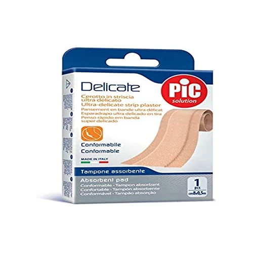 Pic Delicate - Cerotto in Striscia Misura 8cmX0,5m, 1 Pezzo