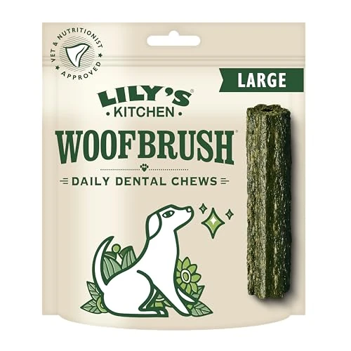 Tijdelijke aanbieding: Lily's Kitchen Woofbrush Snacks voor mondhygiëne voor honden, groot, 1530 g van 30.00 EUR naar 20.94 EUR (korting 30%)