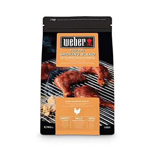 Offerta a tempo: Weber Miscela di Chips per Carne di pollame/Accessorio BBQ, trucioli per affumicatura Naturale per Il Barbecue, Aroma Dolce con Nota di Fumo Delicata, 0,7 kg - 0.00% da 8.49 € a 8.49 €