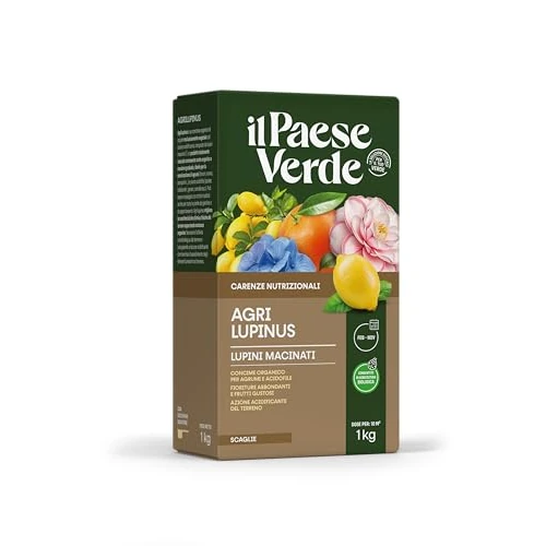 Offerta a tempo: AGRILUPINUS Il Paese Verde - Lupini macinati per agrumi e acidofile, 1kg - 0.00% da 9.48 € a 9.48 €