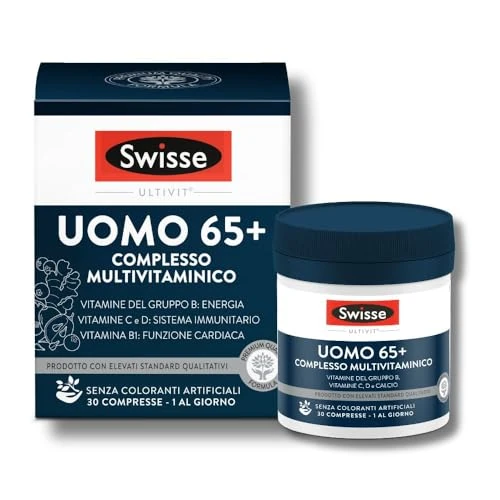 Beperkte aanbieding: Swisse Multivitaminico Uomo 65+ Integratore Alimentare, 30 compressen van 18.24 EUR naar 18.24 EUR (besparing 0%)