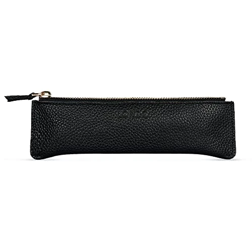 Begrenztes Angebot: Londo Echtleder Federmäppchen mit Reißverschluss – Elegantes Bleistift Etui, Multifunktionales Schlampermäppchen und Stiftetasche für Büro, Reise & Alltag von 15.99 EUR auf 15.99 EUR (Rabatt 0%)