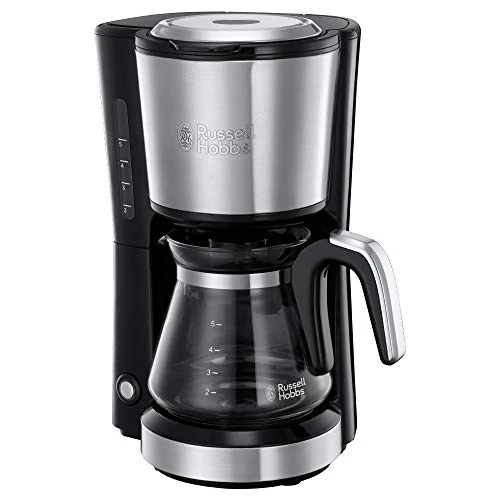Oferta ograniczona: Russell Hobbs ekspres do kawy, przelewowy, kompaktowy, pojemność 740ml, szklany dzbanek, moc 650W, stal nierdzewna, srebrny, Compact Home 24210-56 z 148.00 PLN na 148.00 PLN (zniżka 0%)