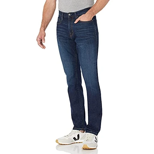 Amazon Essentials Jeans Elasticizzati, Vestibilità Atletica - colori fuori produzione Uomo, Indaco Slavato, 29W / 29L