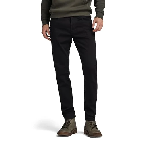 G-STAR Jeans 3301 Slim para Hombre, Negro (pitch black 51001-B964-A810), 36W / 36L