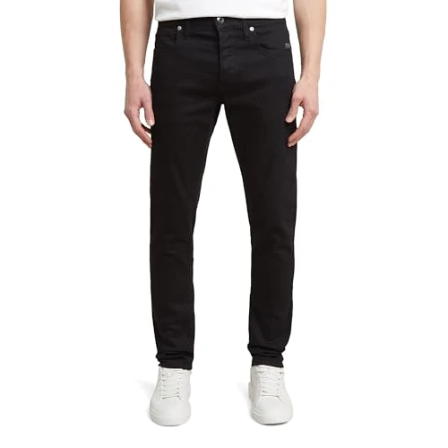Offerta a tempo: G-STAR 3301 Slim Jeans, Jeans Uomo, Nero (Pitch Black 51001-b964-a810), 34W / 30L - 70% da 99.95 € a 29.80 €