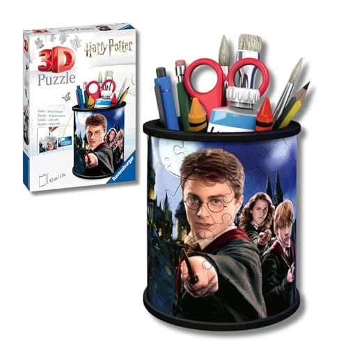Limited offer: Ravensburger 3D Puzzle 11154 - Utensilo Harry Potter - 54 Pieces - Pen Holder for Harry Potter Fans from 6 Years, Desk Organiser for Children from 12.50 EUR to 12.50 EUR (save 0%)