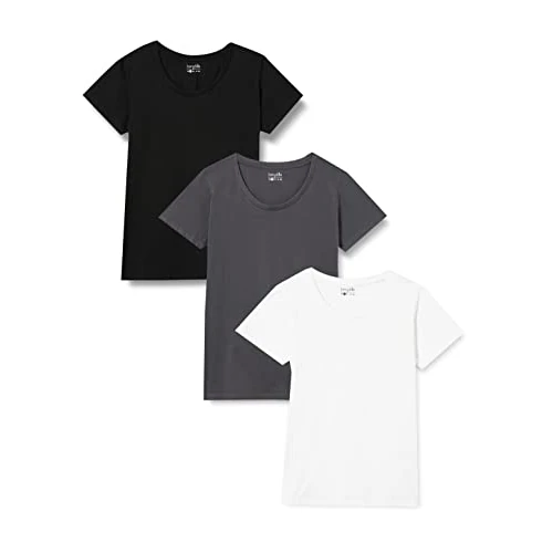 Limited-time offer: berydale Damen T-Shirt mit Rundhalsausschnitt aus 100% Baumwolle im Multipack from 20.90 GBP to 20.90 GBP (save 0%)