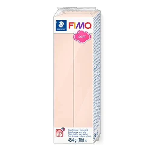 Oferta limitada: Staedtler Fimo 8021-43 - Arcilla para modelar endurecible al horno, color rosa palido, 454 gr de 14.75 EUR a 14.75 EUR (ahorro 13%)