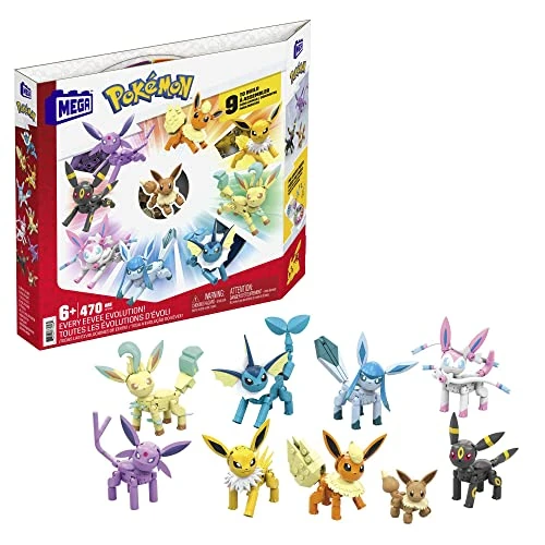 Offerta a tempo: MEGA Pokémon - Eevee evoluzioni leggendarie, da costruzione — 34% da 55,71 € a 36,99 €