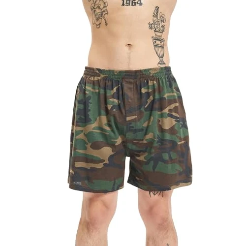 Oferta limitowana: Brandit Bokserki, ró?ne kolory maskuj?ce, rozmiar S do 7XL, Woodland, 4XL z 45.00 zł na 45.00 zł (oszczędź 0.00%)