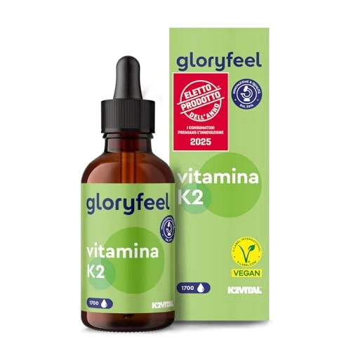 Offre limitée : Vitamine K2 MK-7 200µg, 1700 Gouttes, 50ml Premium 99,7+% Teneur All-Trans (K2VITAL® de Kappa), Naturellement Fermenté et Sans Additifs, Testé en laboratoire de 24.99 € à 19.99 € (20% de remise)
