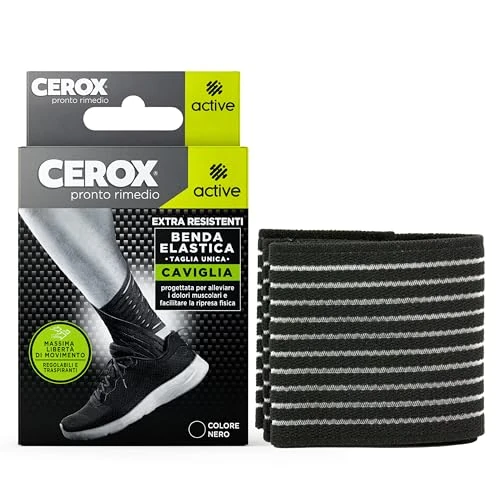 Cerox Sport Elastic Ankle Bandage - Pack of 6 x 48 gr