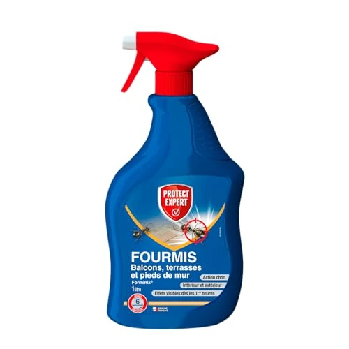 Offerta a tempo: PROTECT EXPERT DTMAL1 - Spray anti-formiche - Balconi - Terrazze - Piedi di Pareti - 1 L - Azione shock e lunga durata - Effetti visibili fin dalla prima ora - Pronto all'uso - 42% da 13.44 € a 7.75 €