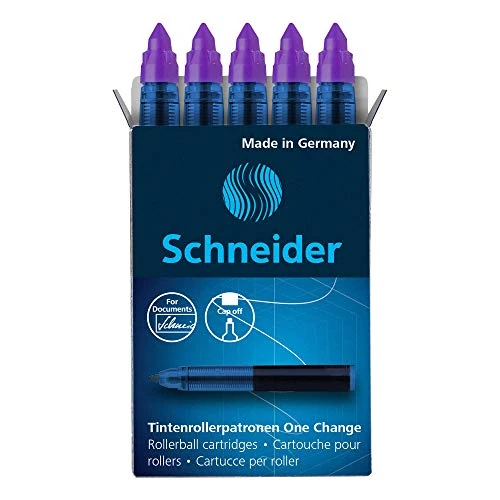 Offerta a tempo: Schneider One Change - Cartuccia per penna roller One Change, 1 x 5 pezzi — 11% da 7,78 € a 6,90 €