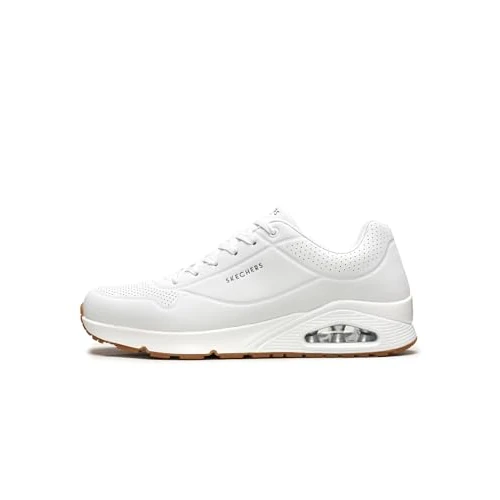 Oferta limitada: Skechers Uno Stand On Air, Zapatillas Hombre, White Durabuck Trim, 47.5 EU de 89.95 € a 51.99 € (ahorro 42%)