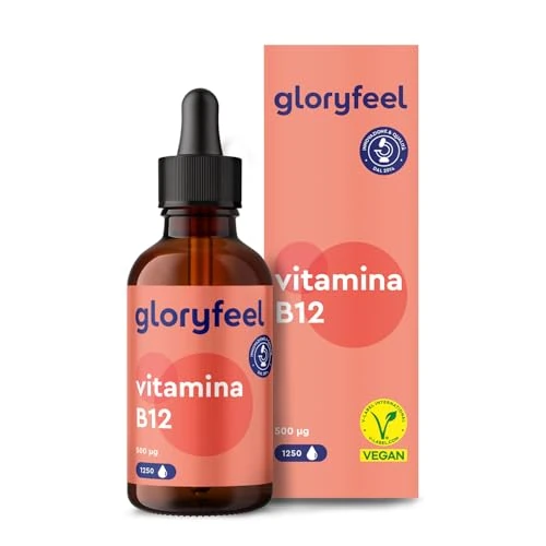 Oferta limitada: Vitamina B12 en gotas 1.000mcg -1.250 Gotas veganas (50ml) - 2 Formas activas: Metilcobalamina y Adenosilcobalamina - Probadas en laboratorio y fabricadas en Alemania de 19.99 EUR a 19.99 EUR (ahorro 0%)
