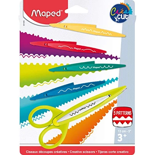 Limited-time offer: Maped Pinking Scissors, Assorted Colours from 10.34 £ to 10.34 £ (save 0.00%)