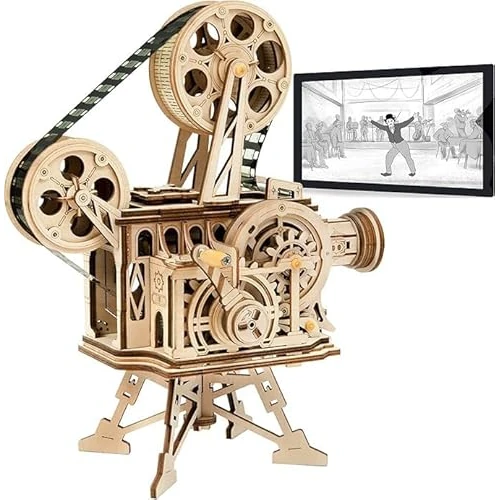 Beperkte aanbieding: Robotime Mechanische Vitascope Kit - Modelbouw Lasersnijden 3d houten puzzel - Houten knutselspellen voor kinderen en tieners van 49.95 EUR naar 49.95 EUR (besparing 0%)