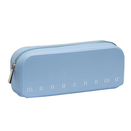 Offre limitee: Pigna, Trousse en silicone souple, Pastel monochrome, 20x6x7.5 cm, Bleu doux, Emballé individuellement de 9.67 EUR a 9.67 EUR (economie 0%)