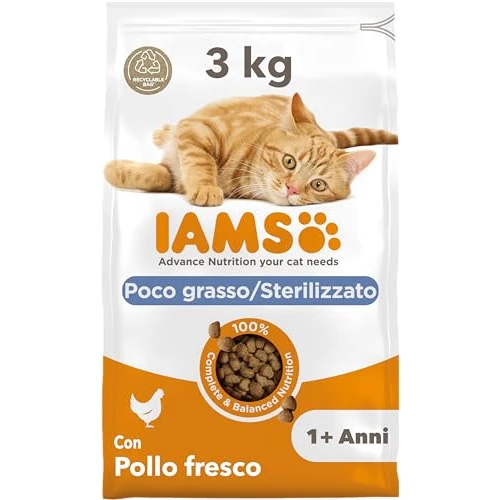 Oferta limitowana: IAMS Sterilised sucha karma dla kotów z kurczakiem – sucha karma dla sterylizowanych/kastrowanych kotów od 1 roku życia, 3 kg z 49.96 zł na 49.96 zł (oszczędź 0.00%)