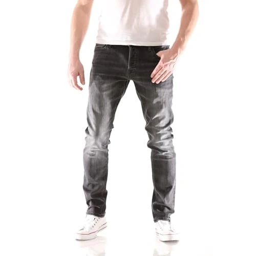 Offerta a tempo: JEANS Uomo JACK&JONES 12159030 GLENN BLACK DENIM USED - 36% da 39.99 € a 25.53 €