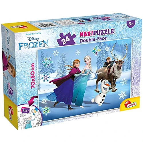 Limitiertes Angebot: Liscianigiochi 74075 Disney Frozen, Eiskönigin Puzzle 24 Teile, Puzzle doppelseitig 24 Stück Die Eiskönigin von 7.09 EUR auf 7.09 EUR (Spare 0%)