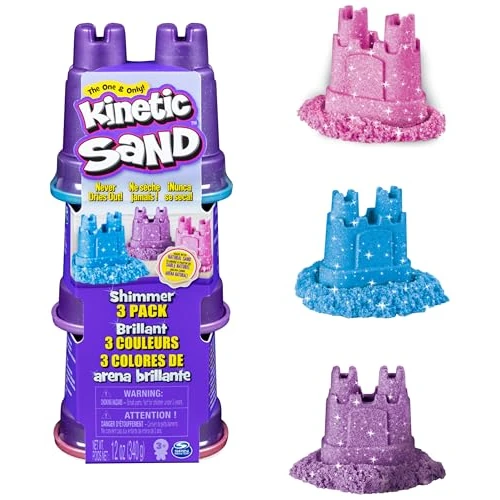 Offre limitée : Kinetic Sand Sable Magique - Multipack Sable Pailleté 340 G - Sculptez à l'Infini comme de la Pâte à Modeler - Jouet Enfant 3 Ans Et + - Loisirs Créatifs de 10.40 € à 10.40 € (0.00% de remise)