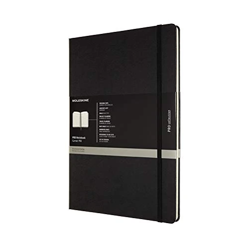 Offre limitée : Moleskine Carnet Pro, Carnet de Bureau, Couverture Rigide avec Fermeture Élastique, Agencement Organisé avec Liste de Tâches Amovible, Format A4 21 x 29.7 cm, Couleur Noir, 192 Pages de 36.05 EUR à 36.05 EUR (remise 0%)