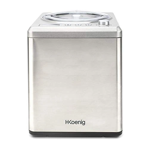 Offre limitée : H.Koenig Sorbetière Turbine à Glace Professionnelle HF340, Machine à Glace Electrique 2L, 180 W, Réfrigérante & Maintien du Froid - Sorbet et Crème Glacée de 289.90 € à 289.90 € (0.00% de remise)