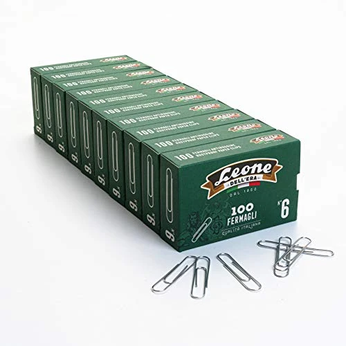 Limitiertes Angebot: 1.000 Heftklammern, verzinkt, Löwe Des Era, Nr. 6, 1,20 x 58 mm, runde Spitze von 14.63 EUR auf 14.63 EUR (Spare 0%)