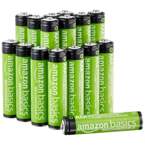 Offerta a tempo: Amazon Basics confezione da 16 batterie AAA NiMH Performance ricaricabili, 800 mAh, 1,2 V, ricaricabili fino a 1000 volte, precaricate - 29% da 17.32 € a 12.25 €