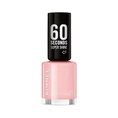 Oferta limitada: Rimmel London 60 Seconds Super Shine #722-All Nails On Deck 8 ml - 1 unidad de 2.87 € a 2.29 € (ahorro 20%)