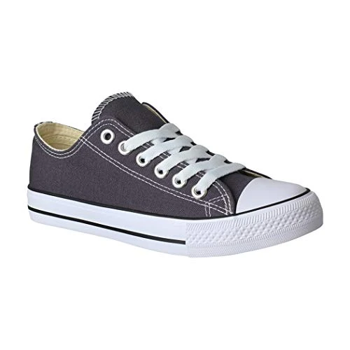 Offerta a tempo: Elara Sneaker Unisex Tessile Scarpe da Ginnastica Low Top Chunkyrayan Grigio Scuro CHF Dk.Grey-36 - 55% da 26.95 € a 12.03 €