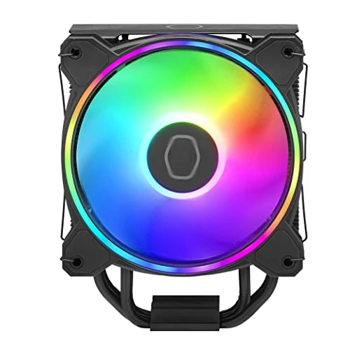 Offre limitée : Cooler Master Hyper 212 Halo Refroidisseur Air CPU, Totalement Noir avec Finition Aluminium, 4 x Caloducs à Contact Direct Continu, Ventilateur MF120 Halo2 ARGB, Bracket LGA1700 & AM5 - Noir de 46.64 € à 46.64 € (0.00% de remise)