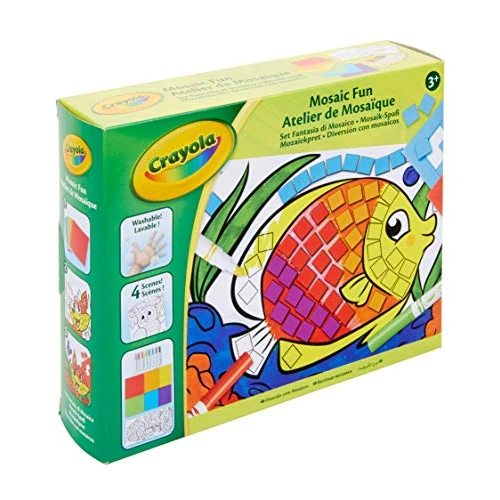 Offerta a tempo: CRAYOLA - Laboratorio di Mosaico - Tempo Libero Creativo - Kit attività - a Partire dai 4 Anni - Gioco di Disegno e colorazione - 43% da 30.94 € a 17.71 €